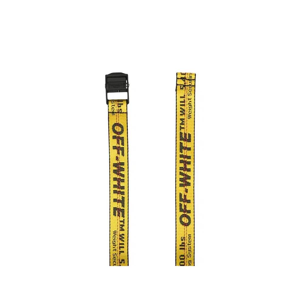 Ремни Off-White Industrial Belt 'Yellow' 2