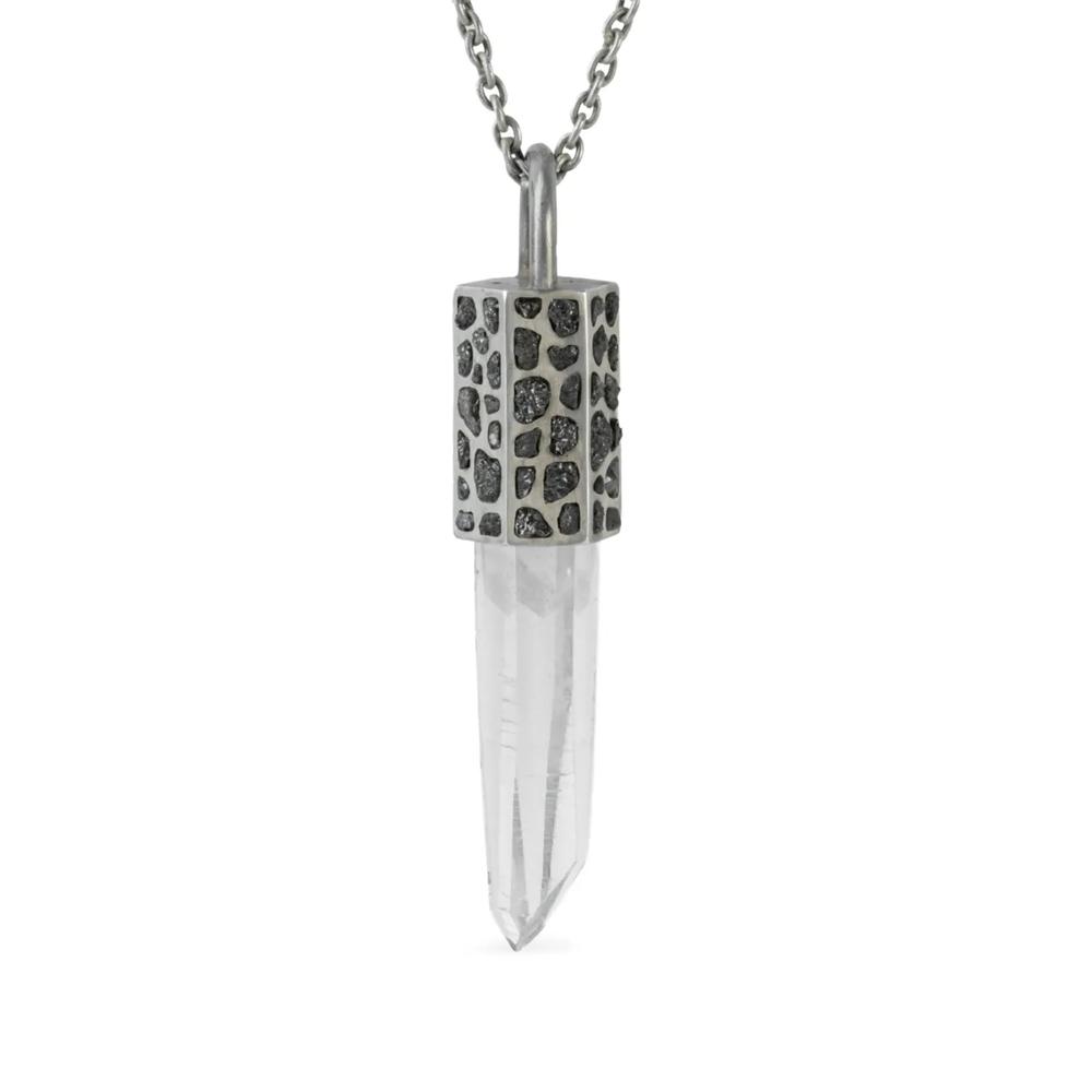 Серебряное колье Talisman с кварцем 2