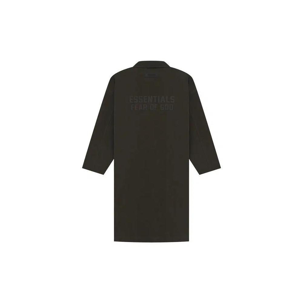 Пальто Fear of God Essentials Kids Long Coat 'Off Black' 2