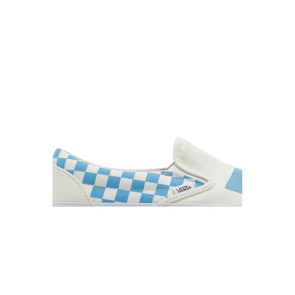 Слипоны MOCA x Vans Classic Slip-On 'Checkerboard - Cyan' 2
