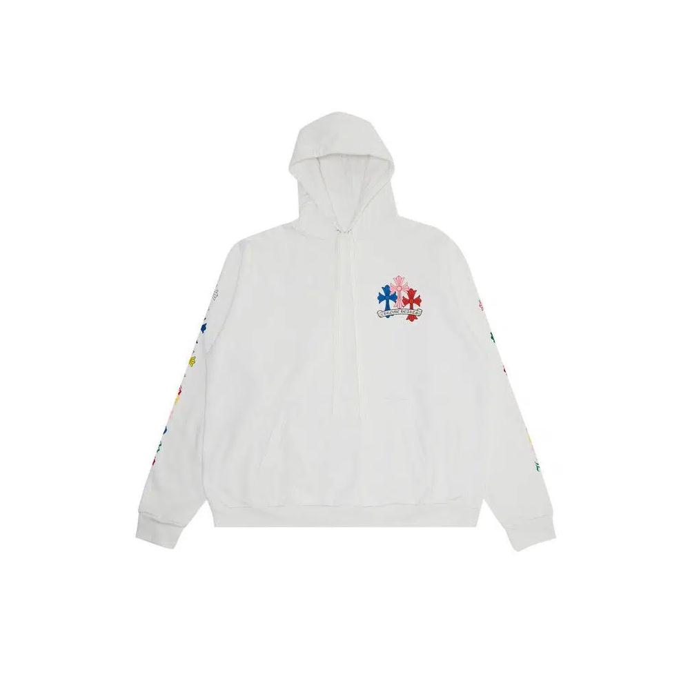 Худи Chrome Hearts Cross Hoodie 'White/Multicolor' 1