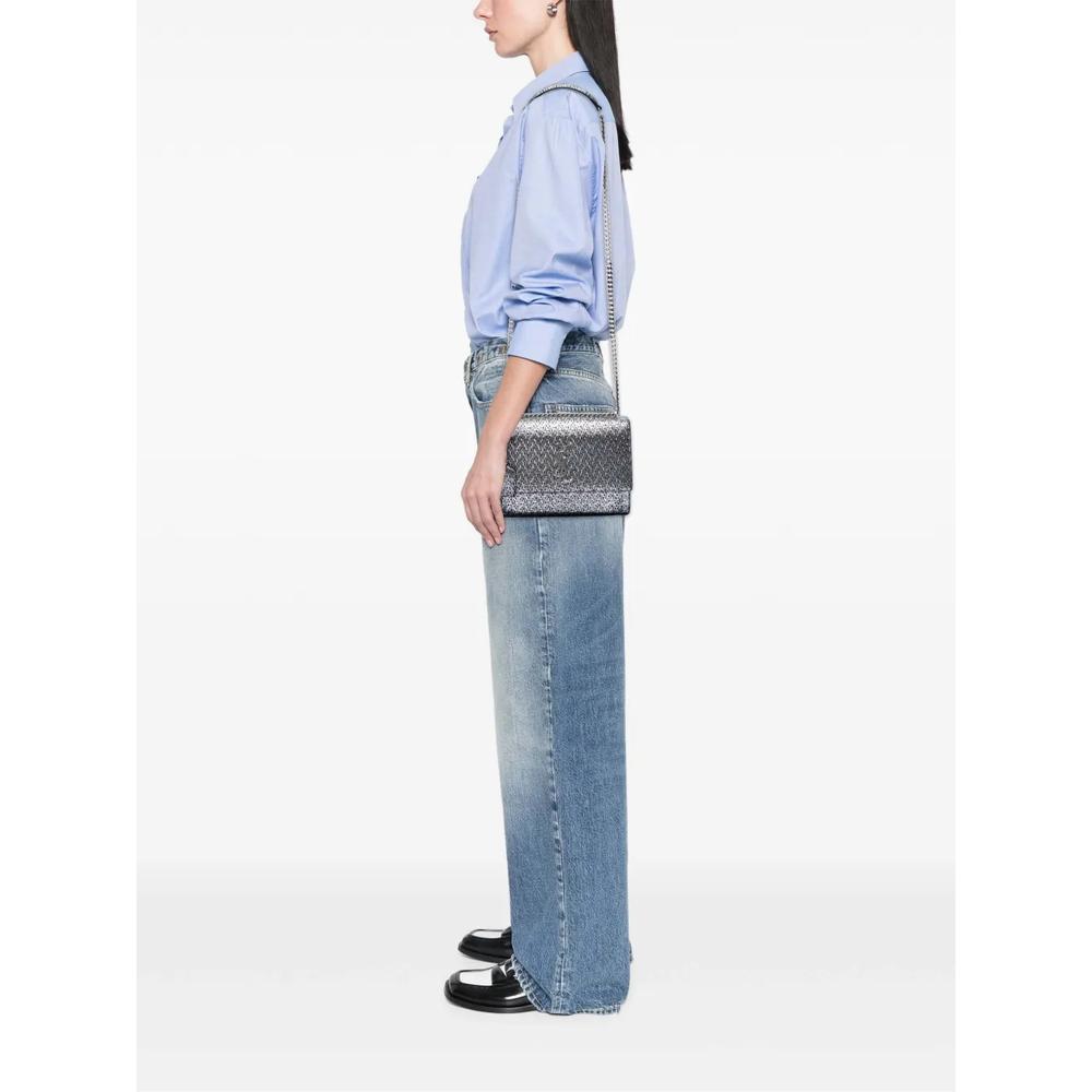 Сумка через плечо Medium Metallic Woven Leather Monogram Sunset (2018 год) 2