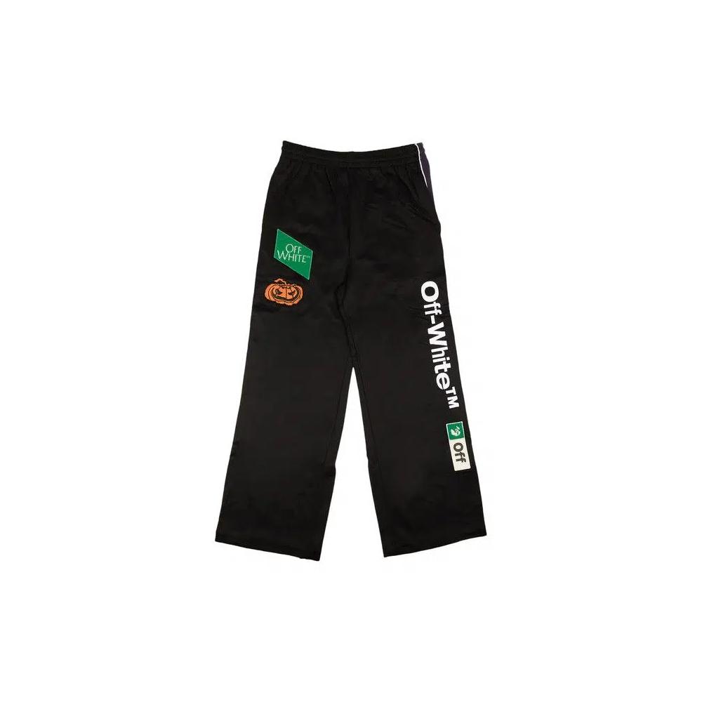 Спортивные штаны Off-White Multilogo Skate Trackpant 'Black/White' 1