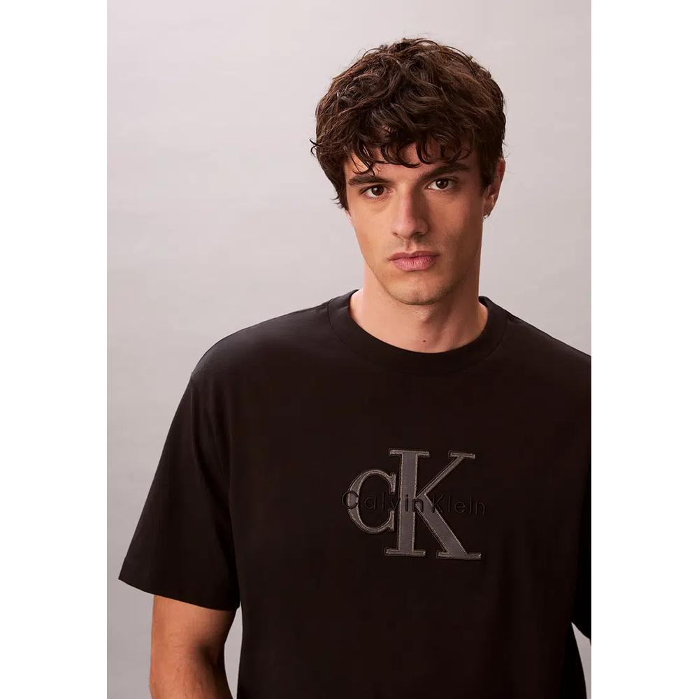 Свободная футболка с аппликацией логотипа - Calvin Klein Jeans 3