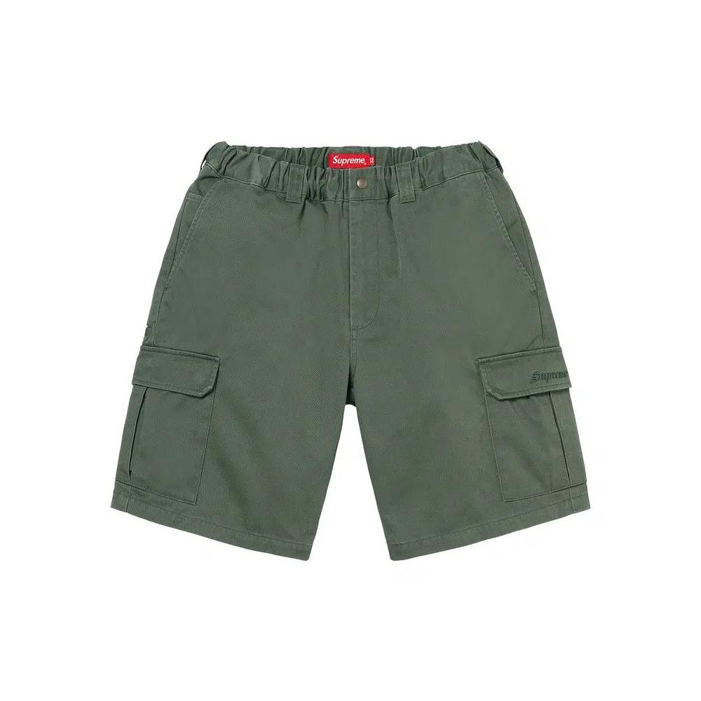 Карго шорты Supreme Cargo Work Short 'Оливковый' 1