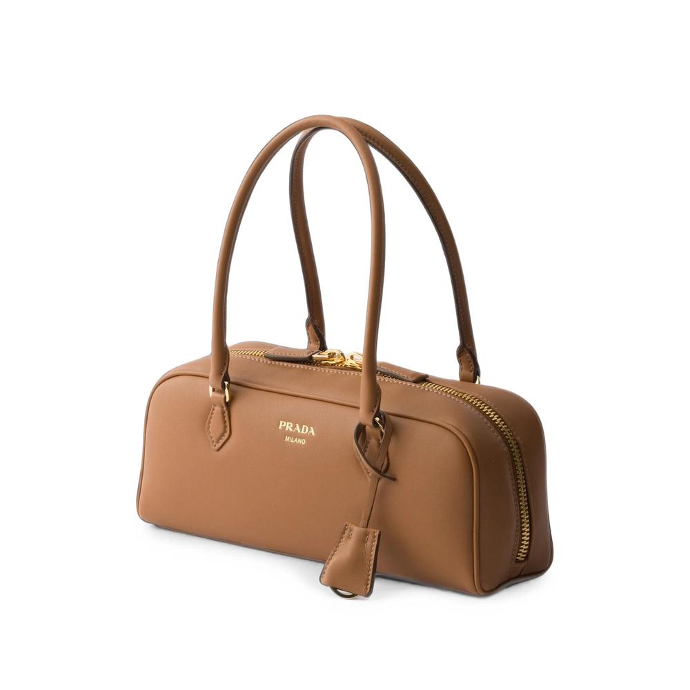 medium leather top-handle bag 3