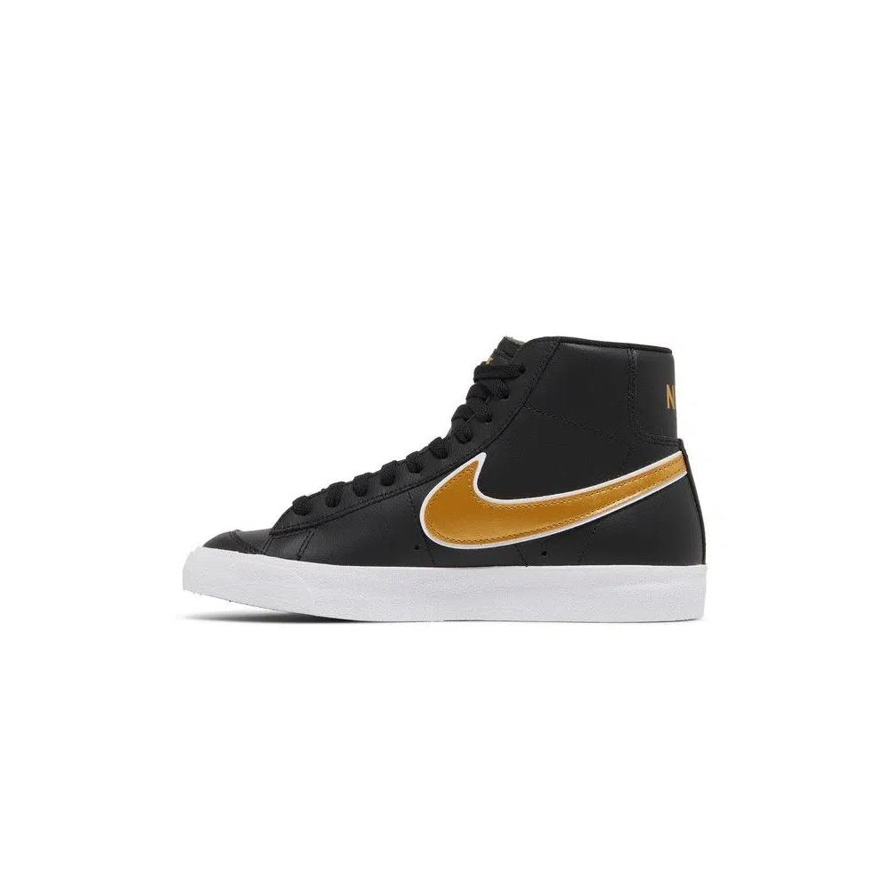 Кроссовки Nike Wmns Blazer Mid '77 Essential 'Black Metallic Gold' 3