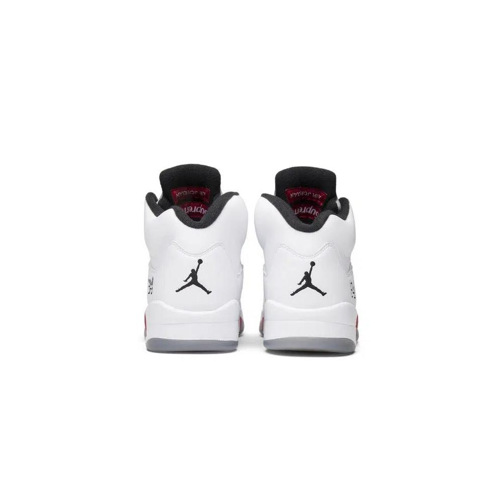 Кроссовки Supreme x Air Jordan 5 Retro 'White' 6