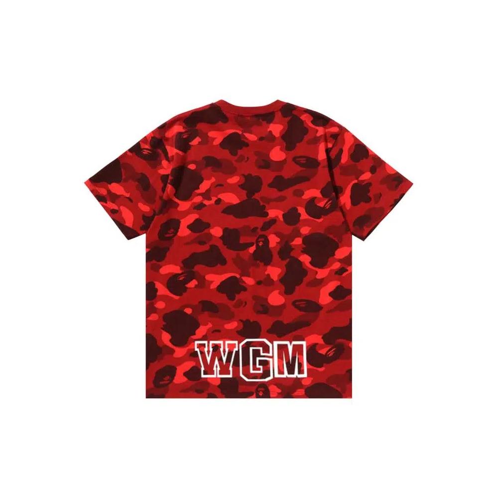 Топы BAPE Color Camo Shark Tee 'Red' 2