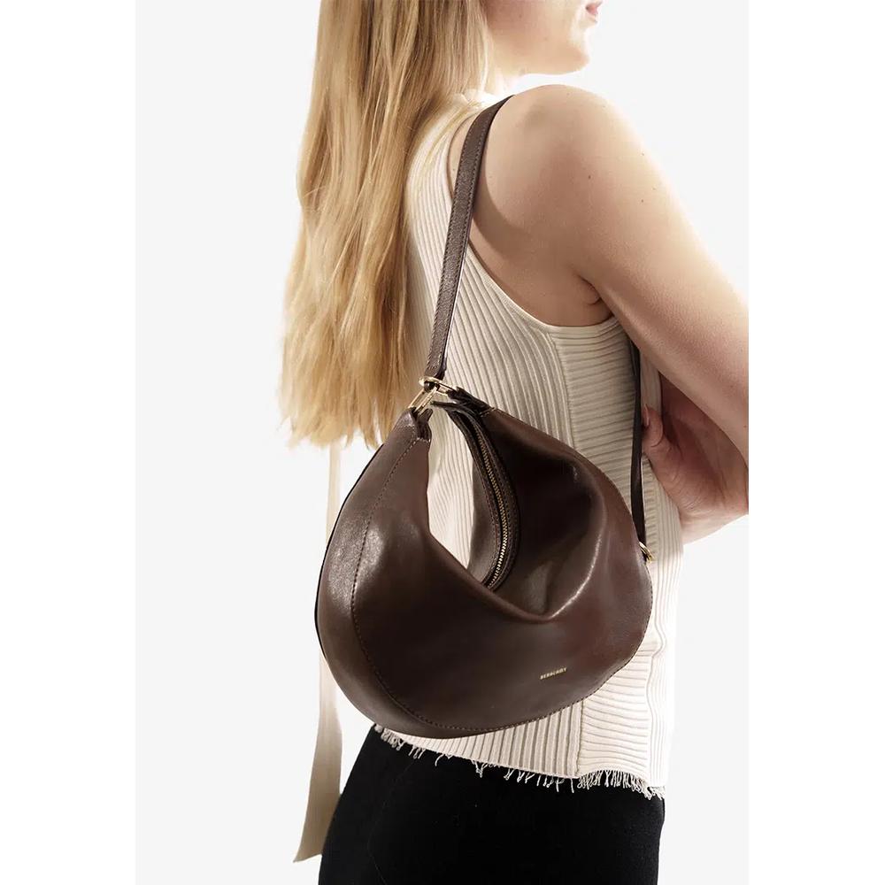 Эмпиризм Crescent Crossbody Hobo Bag - Черный 8