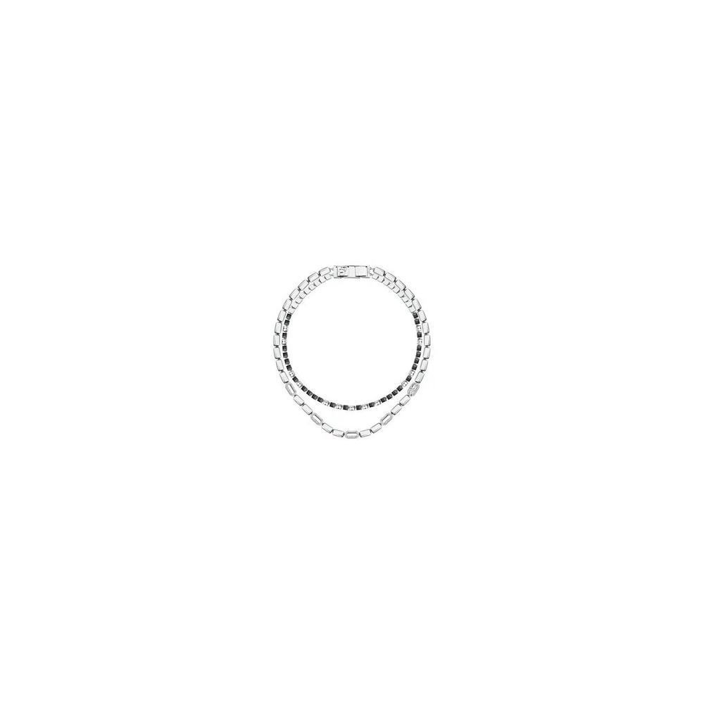 Karl lagerfeld колье с черными и белыми кристаллами KLAYC01 5