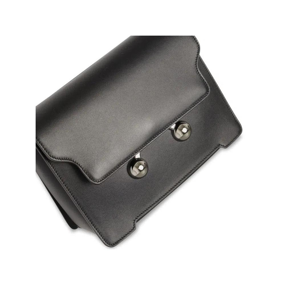 Сумки через плечо Marni Trunkaroo Medium Shoulder Bag «Black» 3