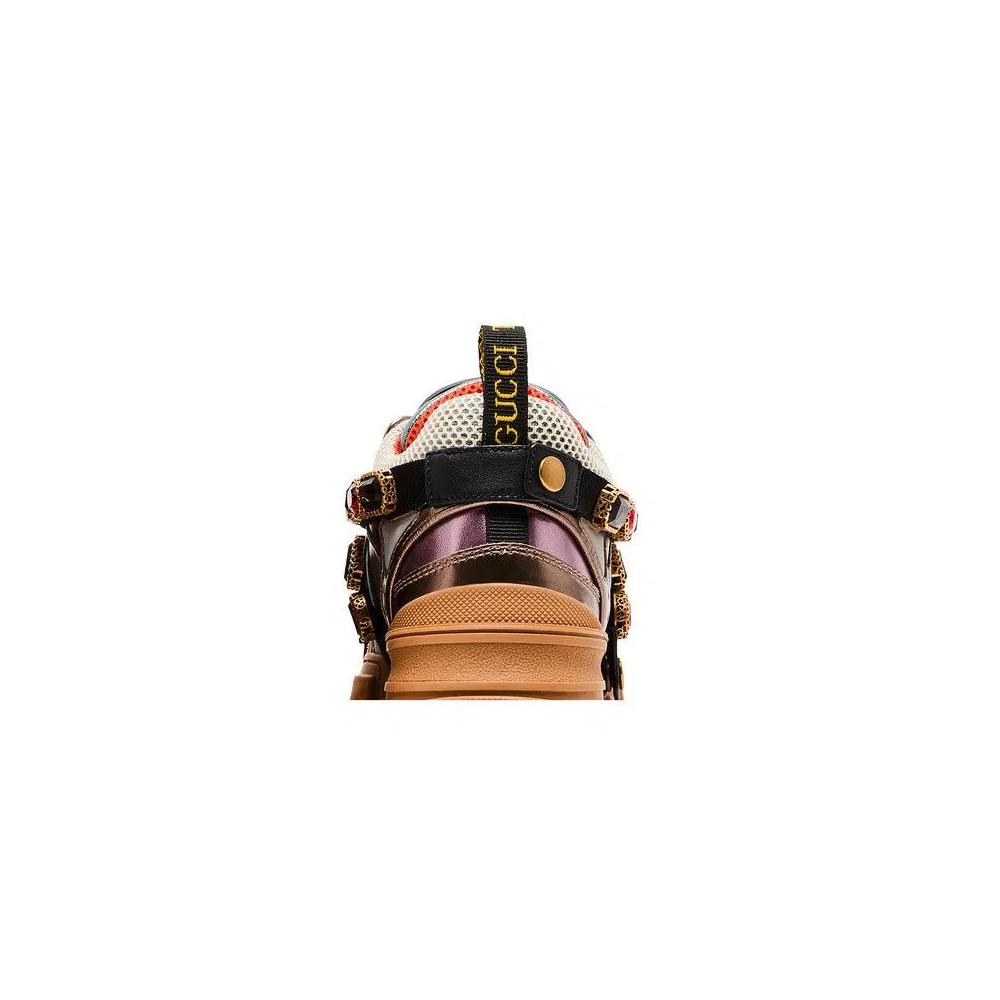 Кроссовки Gucci Wmns Flashtrek Crystals 'Multi-Color Metallic' 7