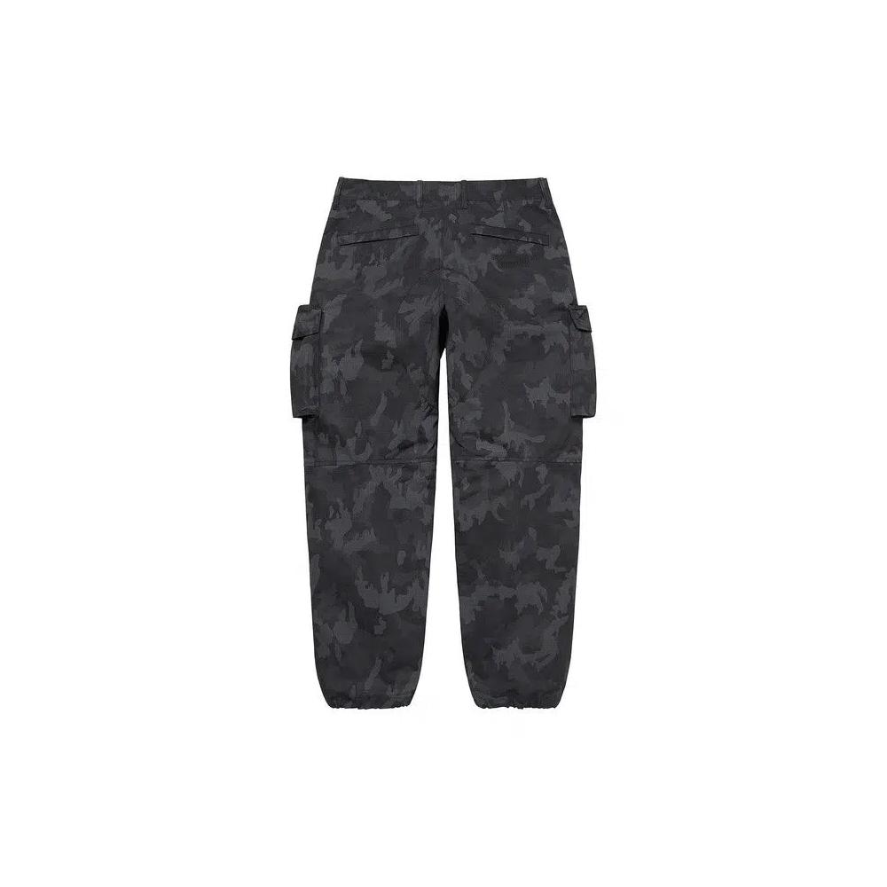 Карго-брюки Supreme x Stone Island Reactive Ice Camo Ripstop Cargo Pant 'Черный' 2