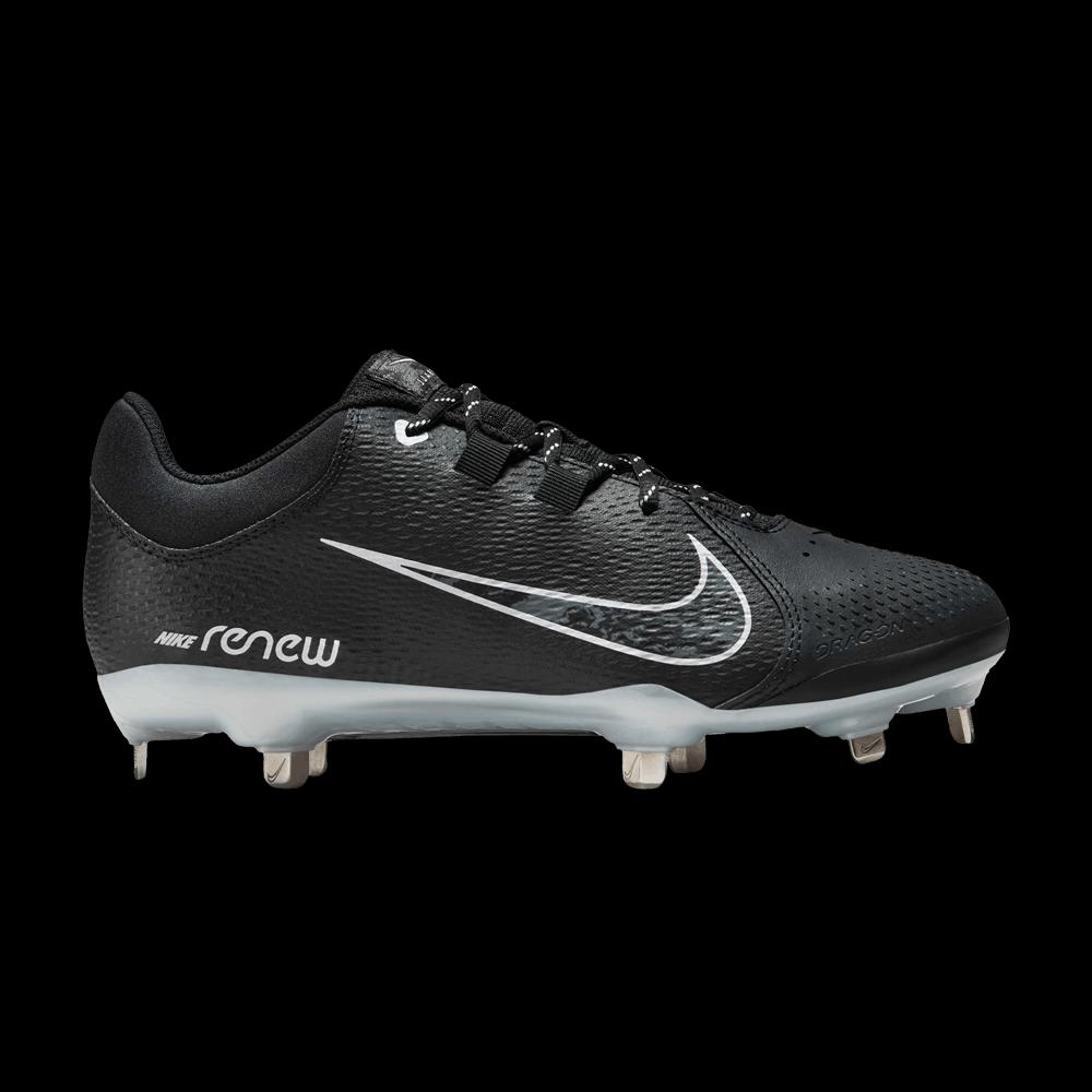 Бутсы Nike Wmns Hyperdiamond 4 Pro 'Black Pure Platinum' 1
