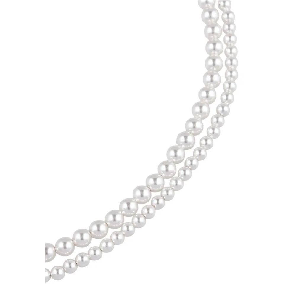 Двойной браслет с жемчугом Swarovski® – серебро с позолотой 4