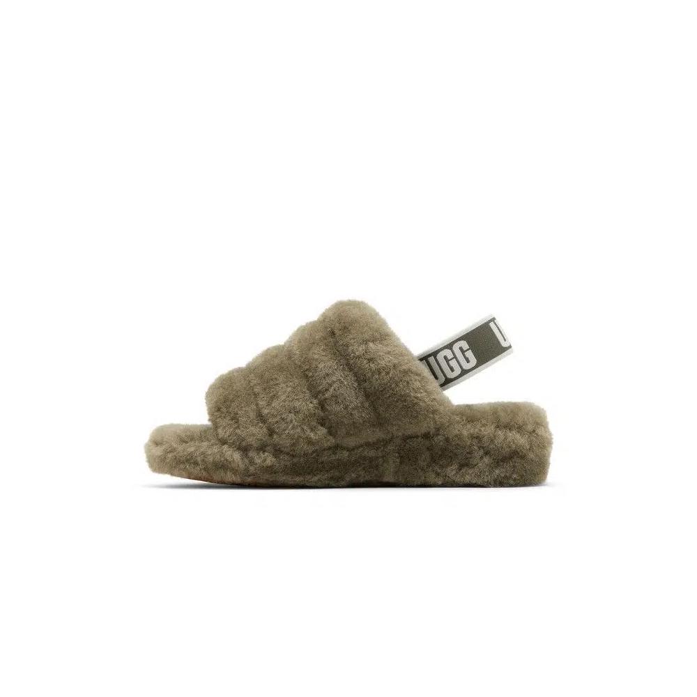 Слайды UGG Wmns Fluff Yeah Slide 'Burnt Olive' 3
