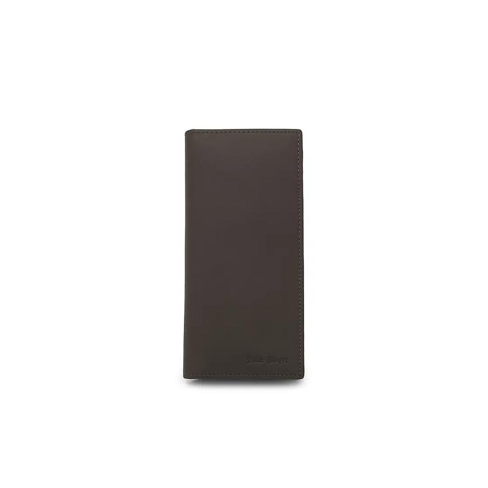 Мужской кожаный кошелек с блокировкой RFID - Коричневый 1