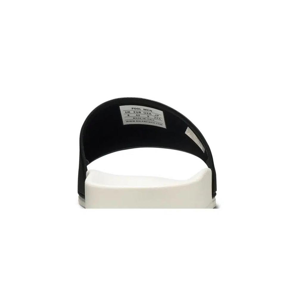 Шлепанцы Balenciaga Pool Slides 'White Black' 7