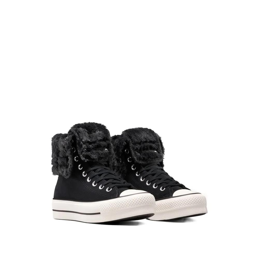 Кеды Chuck Taylor All Star Fold-Over Lift Platform XHi Faux Fur 2
