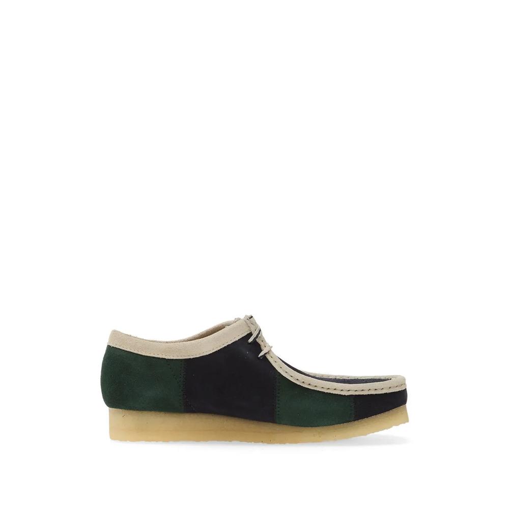 Топсайдеры Wallabee со вставками 1