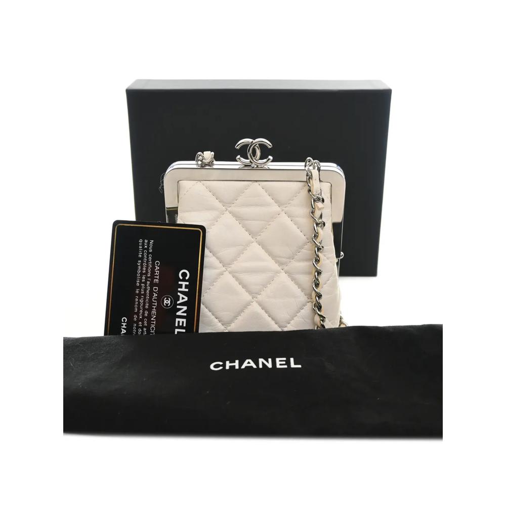 Сумка через плечо CC Quilted Lambskin Evening Clutch with Chain (2021 год) 2