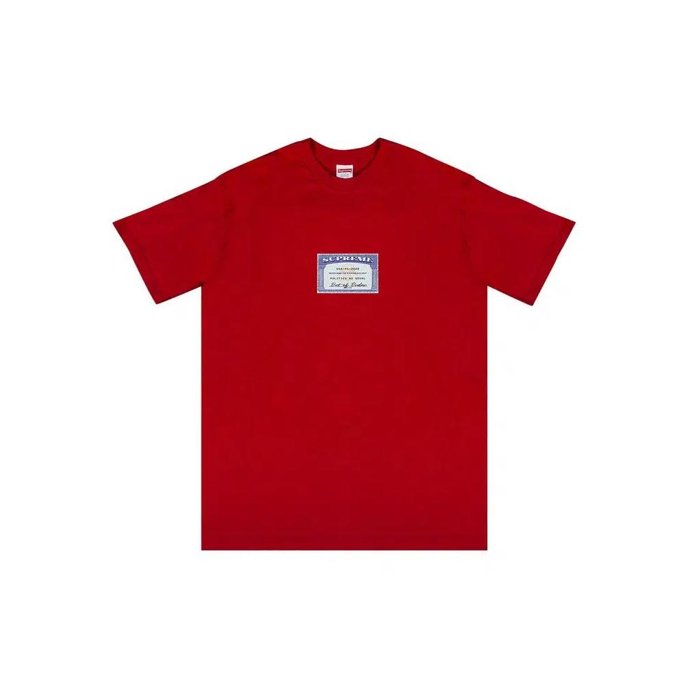 Футболки Supreme Social Tee 'Red' 1