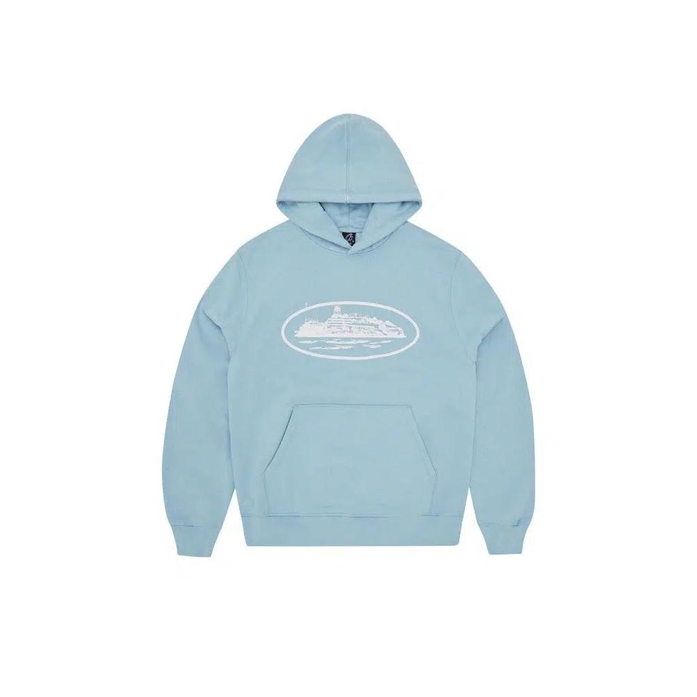 Топы Corteiz Alcatraz Hoodie 'Нежно-голубой' 1