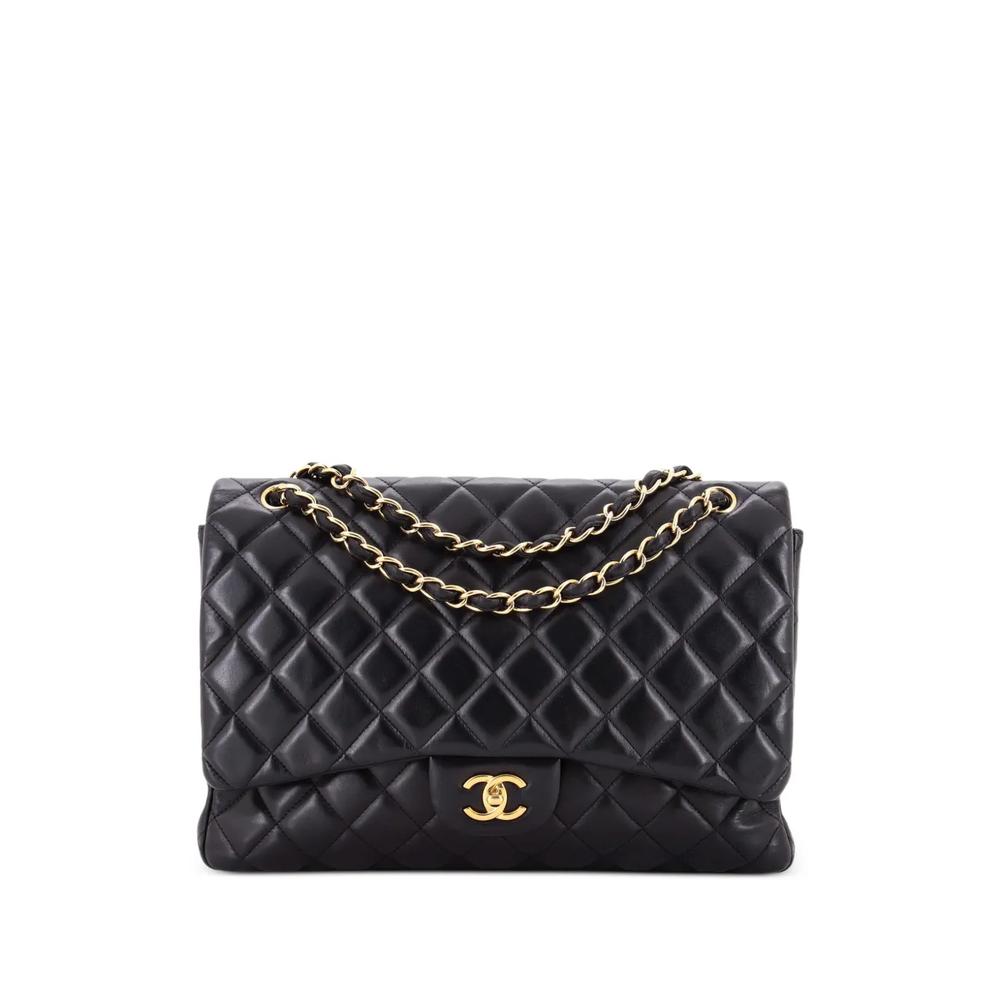 Стеганая сумка на плечо Classic Single Flap Bag Quilted Lambskin Maxi 1