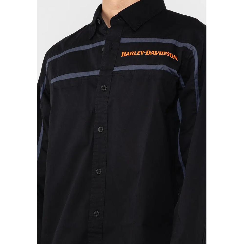 Мужская рубашка с длинным рукавом Harley-Davidson® Race Stripes 3