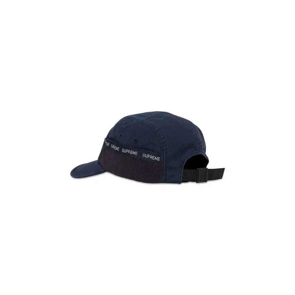 Кепки Supreme Mesh Pocket Camp Cap «Темно-синий» 3