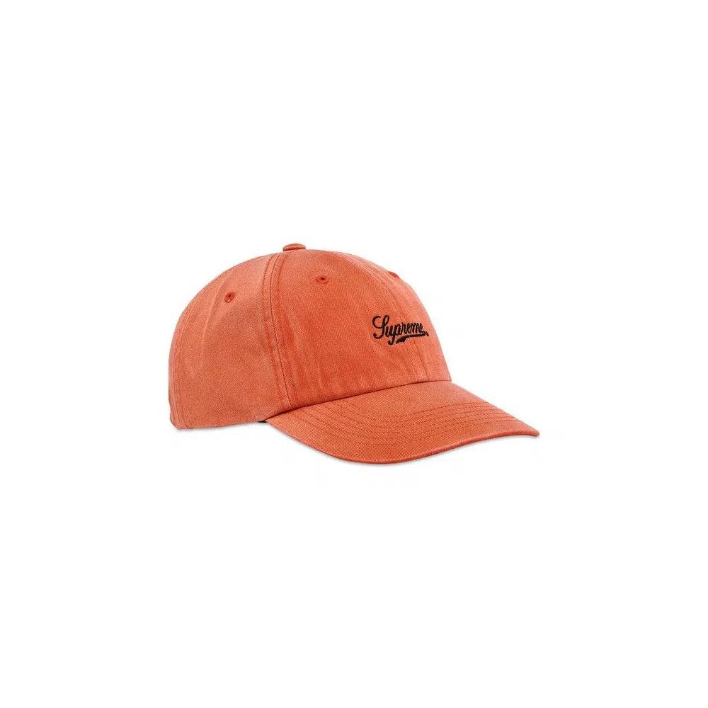 Кепки Supreme Bleached Chino 6-Panel 'Orange' 2