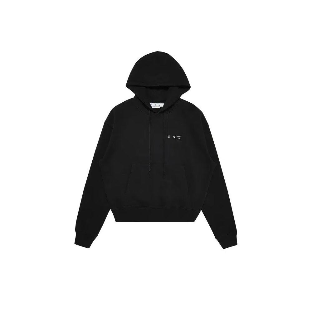 Худи Off-White Caravag Paint Over Hoodie 'Black' 1