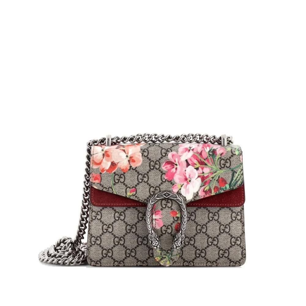 Маленькая сумка на плечо Dionysus Bag Blooms с логотипом GG 1