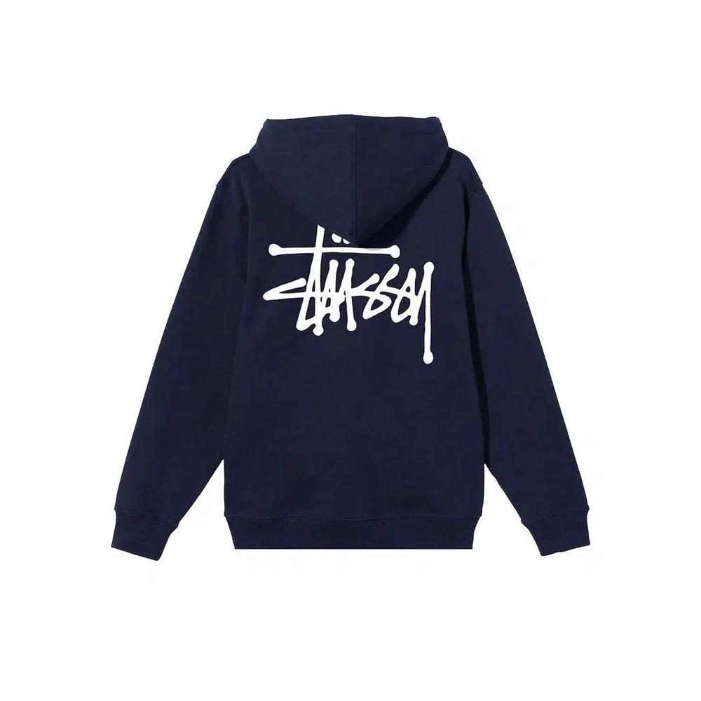Худи Stussy Basic Hood 'Темно-синий' 2