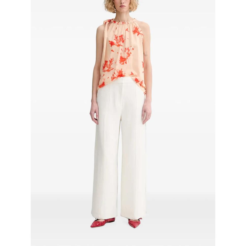 floral-print halterneck top 2