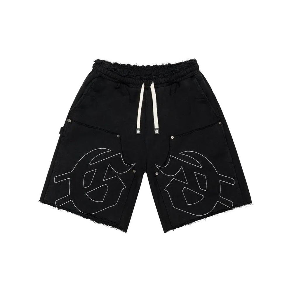 Шорты Godspeed Carpenter Distressed Shorts 'Black' 1