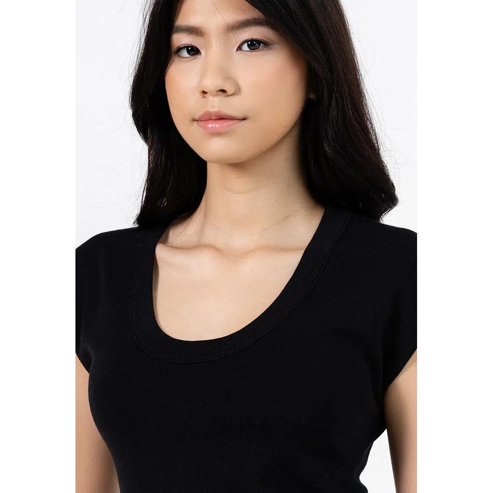 Вязаное платье с вырезом-лодочкой Laura Tencel Scoop Neck Knit 3
