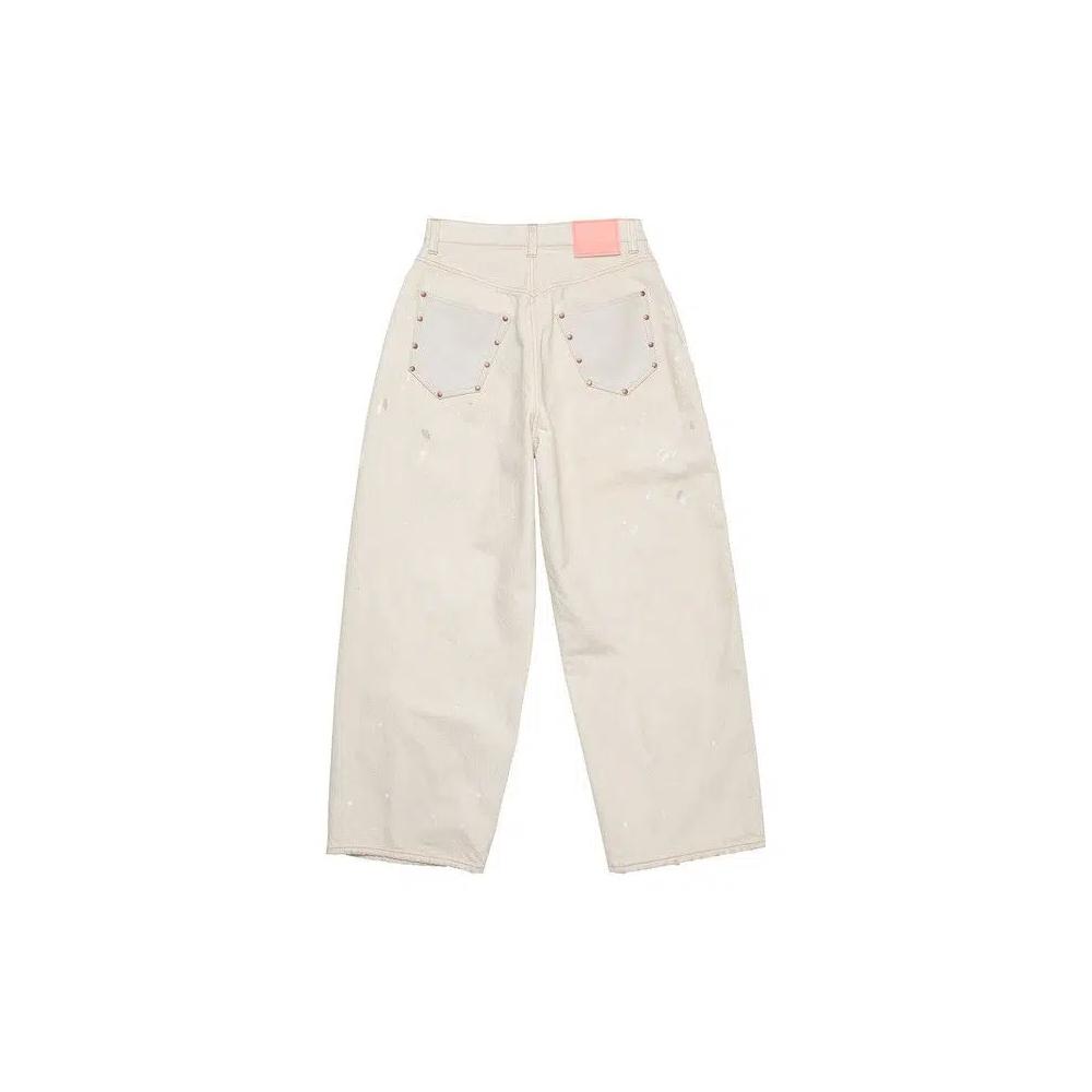 Джинсы Acne Studios Wide Leg Pocket Denim Jeans 'Белый' 2