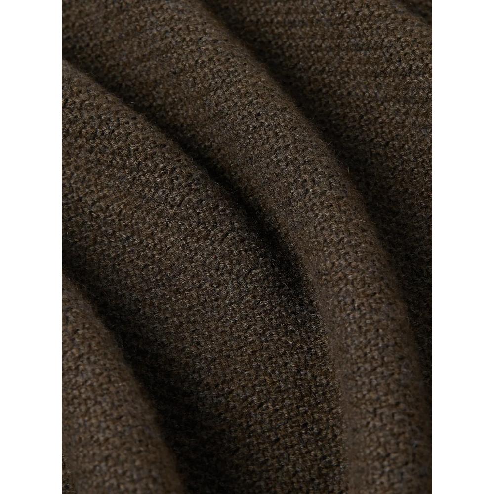 dark olive green mélange Oasi Cashmere polo shirt 6