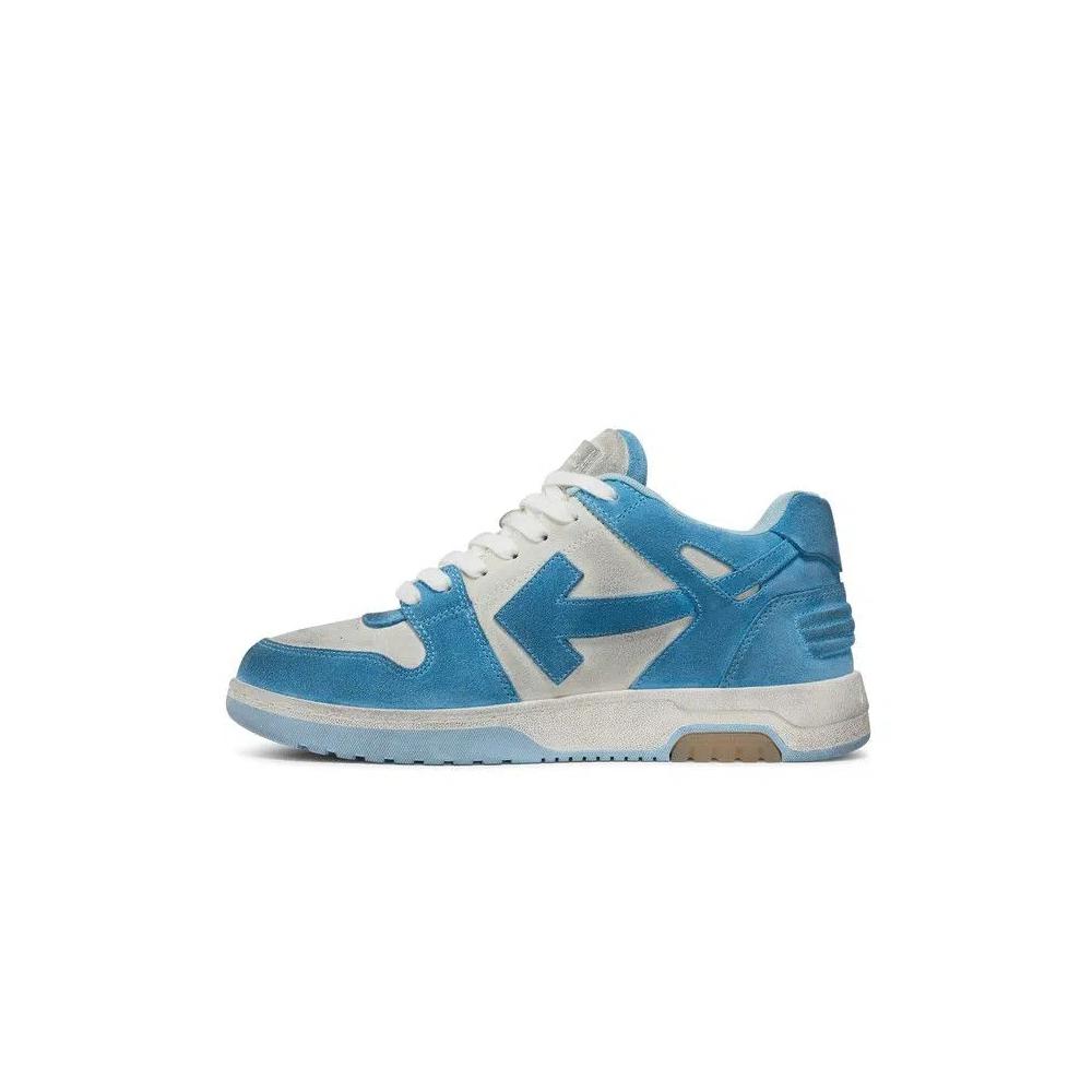 Кроссовки Off-White Out of Office 'White Light Blue Suede' 3