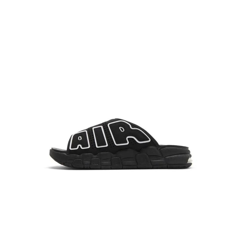 Слайды Nike Air More Uptempo Slide 'Black - Black Sole' 3