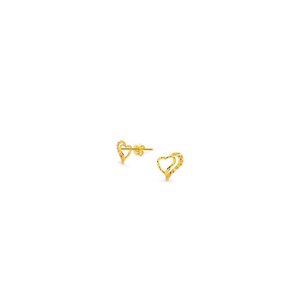 Серьги-любовь 916/22K Gold S149 2