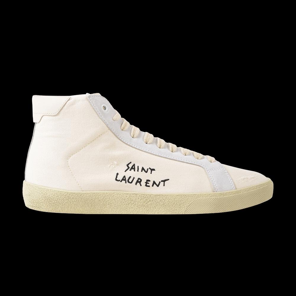 Кроссовки Saint Laurent SL-06 High Canvas 'Cream' 1