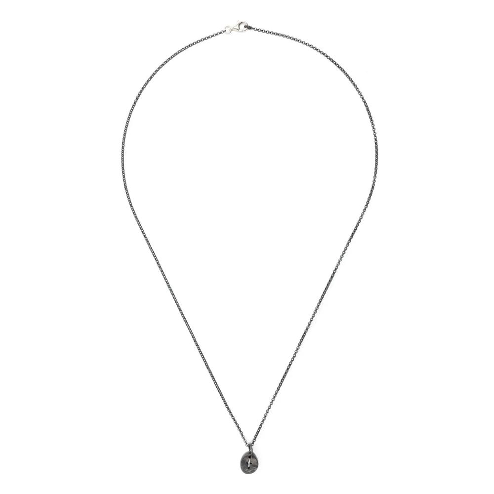 Серебряное колье с бриллиантами 1