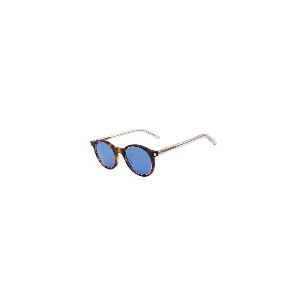Круглые солнцезащитные очки Saint Laurent 'Havana/Crystal/Blue' 3