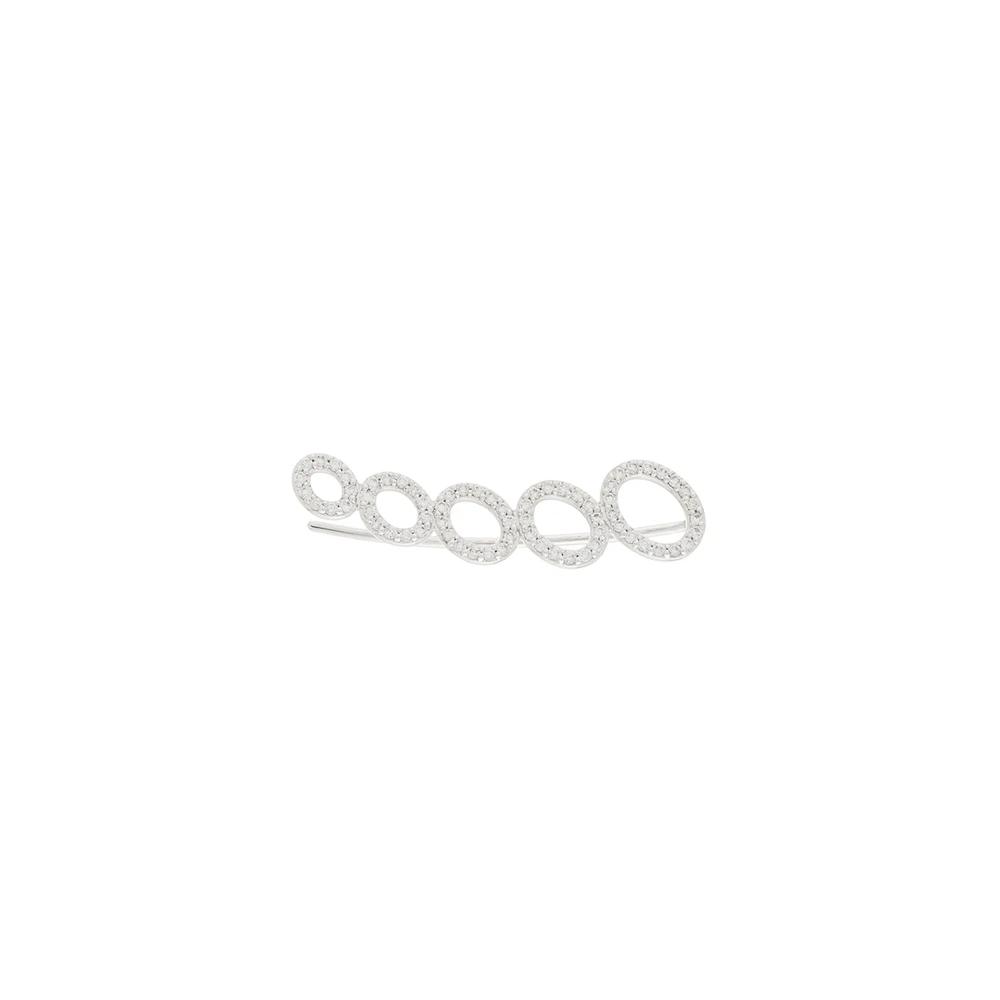 18kt white gold CLOUD diamond ear cuff 1