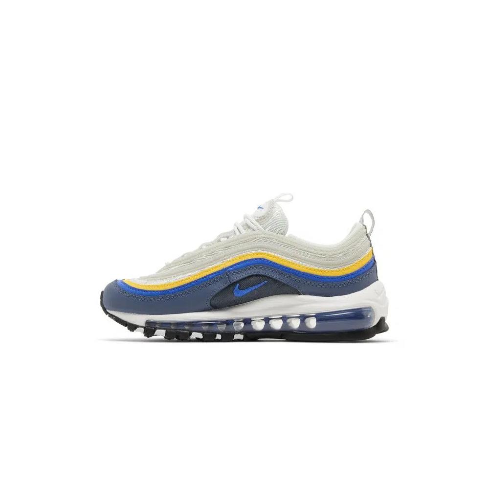 Кроссовки Nike Air Max 97 GS 'White Blue Laser Orange' 3