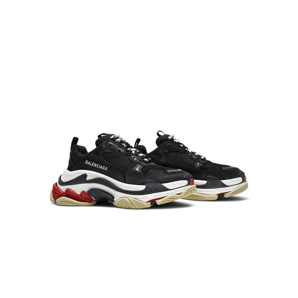 Кроссовки Balenciaga Wmns Triple S Sneaker 'Black Red' 8