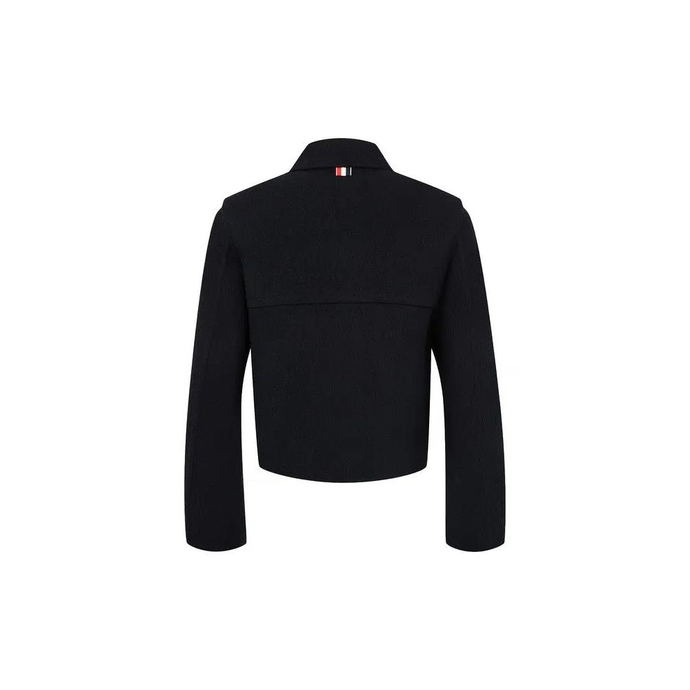 Куртки Thom Browne Splittable Bell Sleeve Patch Pocket Jacket 'Navy' 2